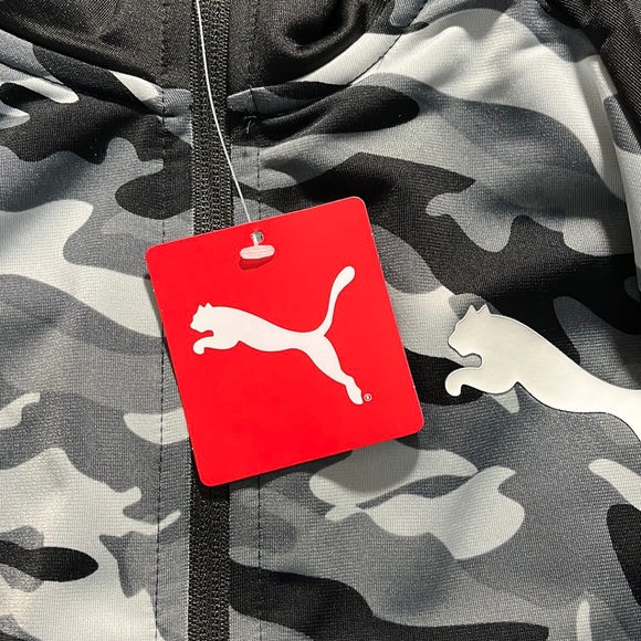 PUMA Men’s Contrast Camo Blocked Jacket - size L - Picture 11 of 12